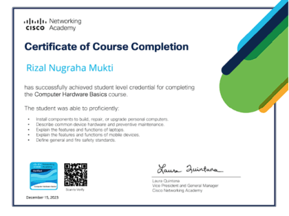Course Completion – Rizal Nugraha Mukti