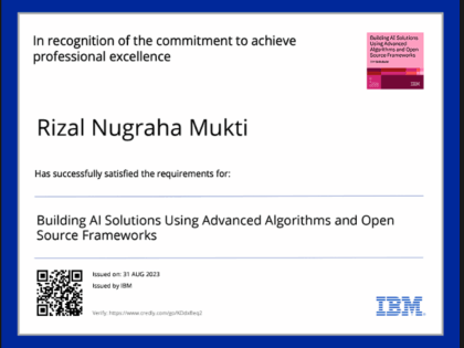 Open Source Framework Certificate – Rizal Nugraha Mukti