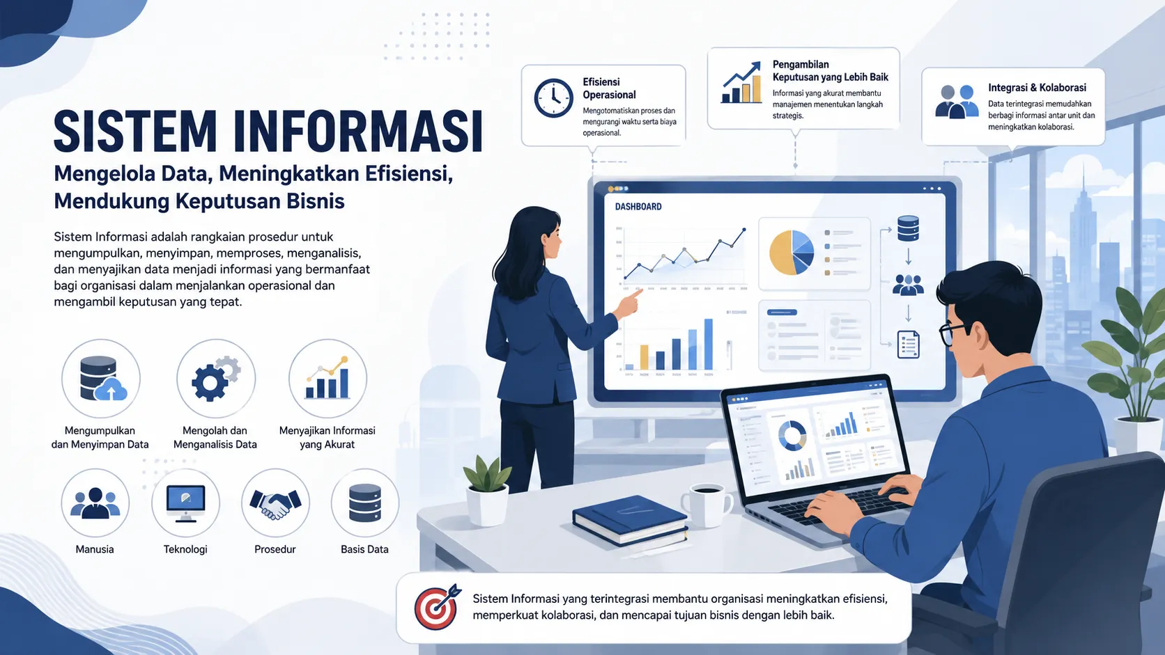 Sistem Informasi Jadi Penggerak Efisiensi dan Keputusan Bisnis di Era Digital