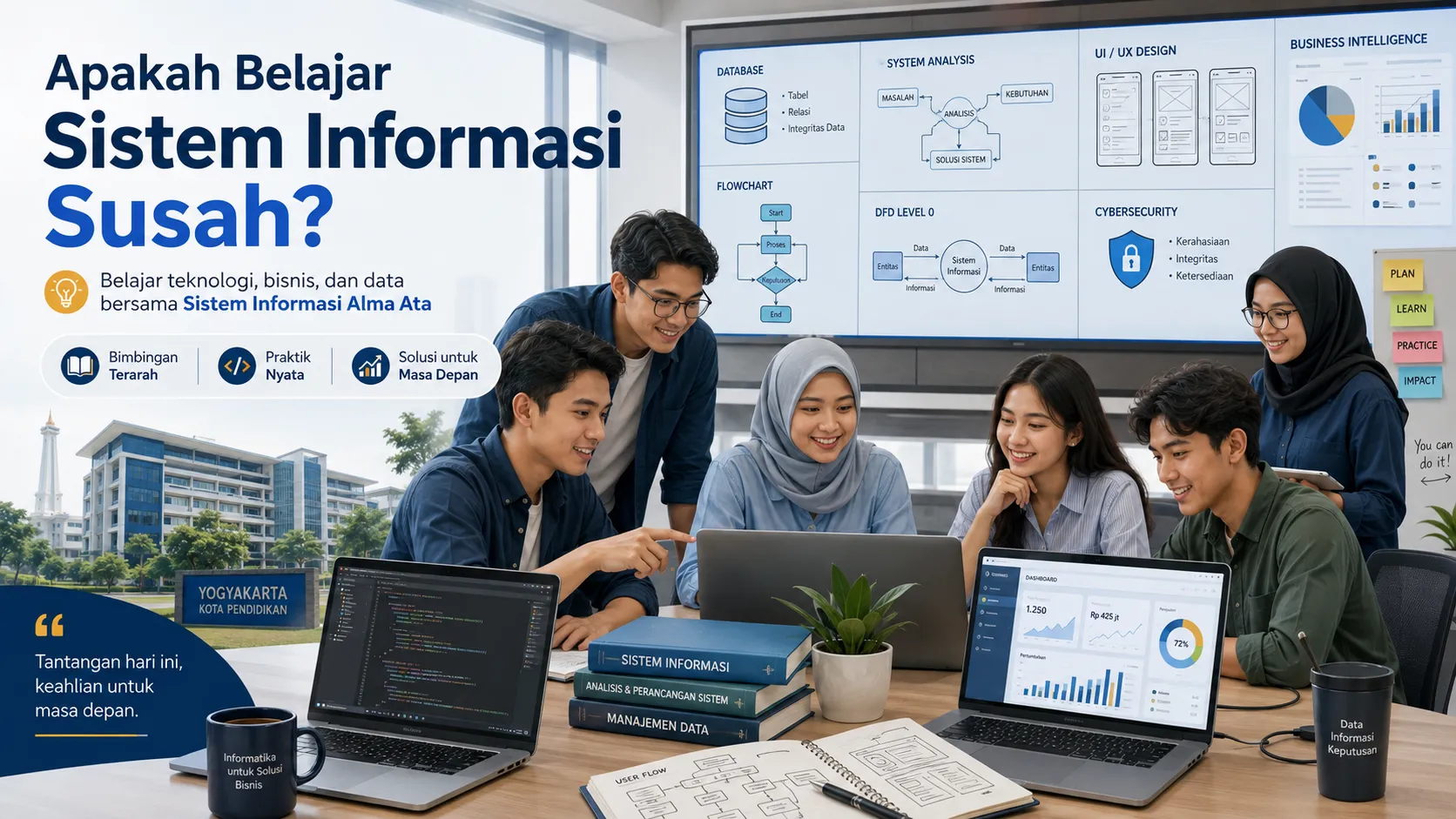 Apakah Belajar Sistem Informasi Susah? Ini Mata Kuliah, Tantangan, dan Cara Sukses Kuliah di Alma Ata